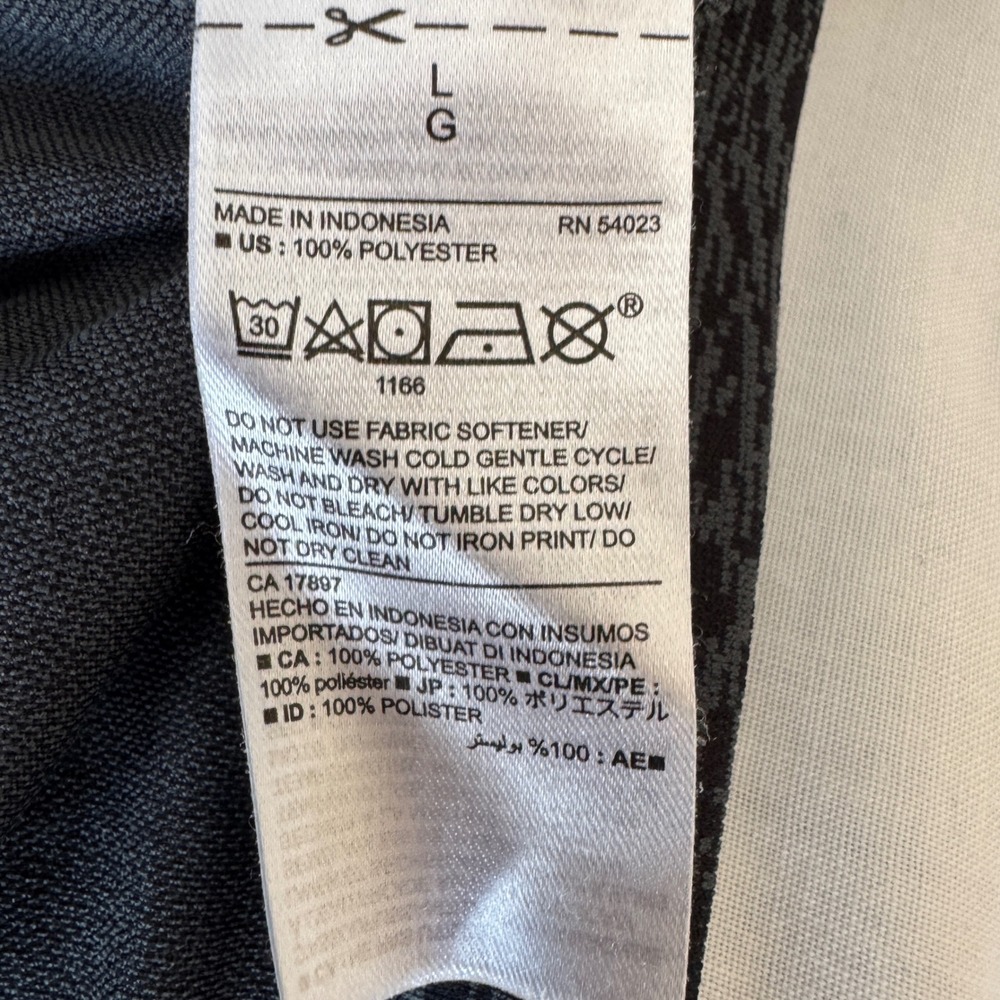 Old Navy Active Mens Long Sleeve GO DRY Athletic Shirt Size L Gray Heathered - Picture 8 of 14